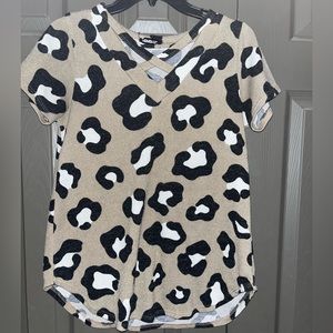 Cute cheetah top can be dressy or casual